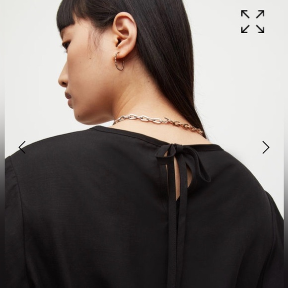 All Saint Black Blouse - Picture 2 of 2